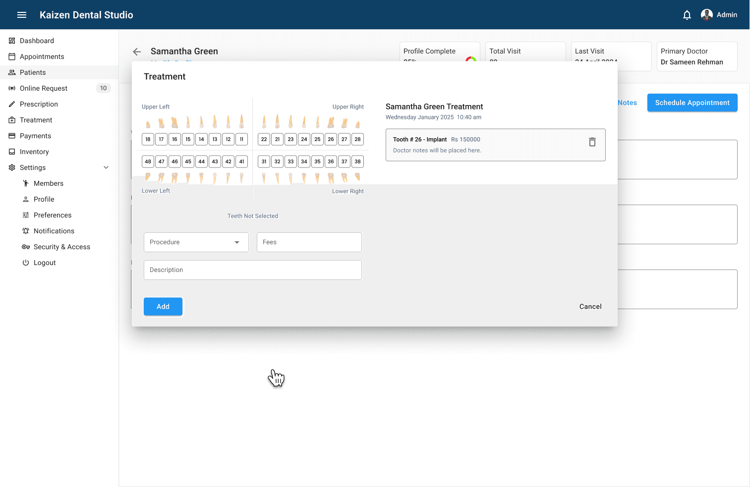 Doctor & Staff Management - Screenshot 1